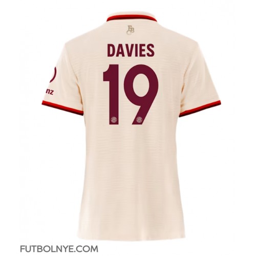 Camiseta Bayern Munich Alphonso Davies #19 Tercera Equipación para mujer 2024-25 manga corta